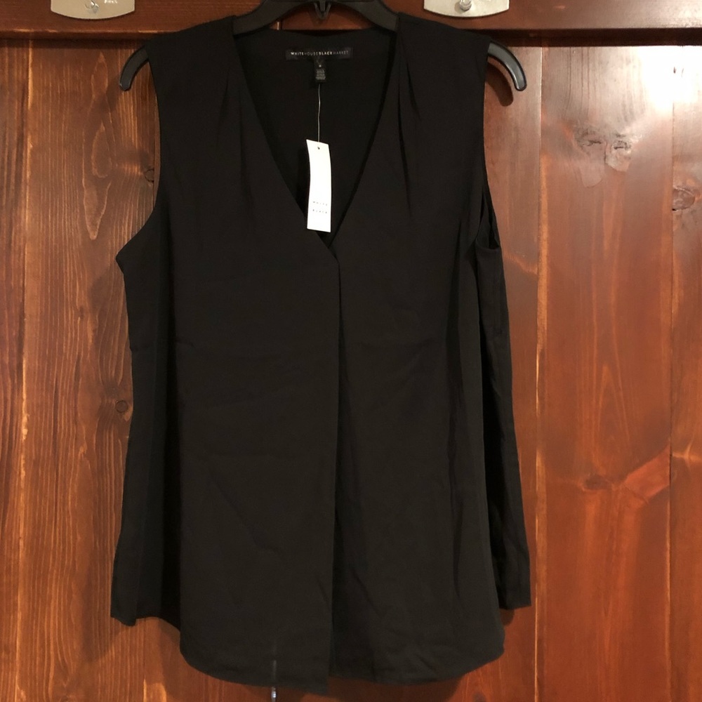 WHBM- Black tank - Size 8 NWT